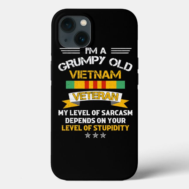 Patriotic US Veteran Proud To Be A Veteran 141 Case-Mate iPhone Case (Back)