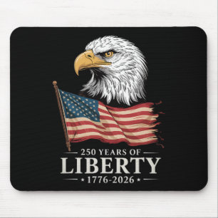 Patriotic Usa 250th Birthday 1776-2026 Anniversary Mouse Mat