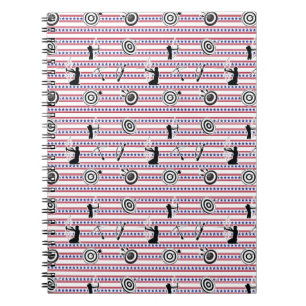 Patriotic USA Archery Pattern Notebook