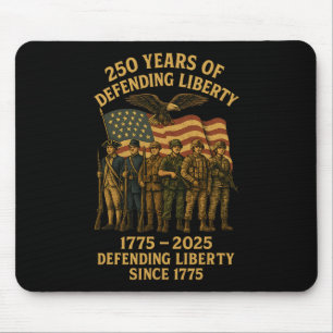 Patriotic Usa Army Us Military Parade 250th Annive Mouse Mat