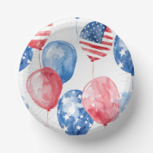 Patriotic USA Balloons