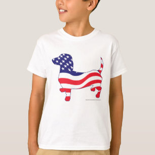 Patriotic USA Dachsund T-Shirt