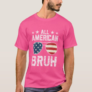 Patriotic USA design for July 4th - All American B T-Shirt
