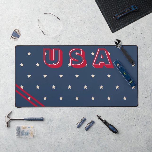 Patriotic USA  Desk Mat (Workstation)