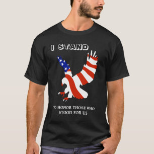 Patriotic USA Eagle I Stand T-Shirt