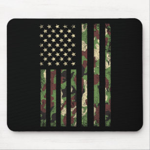 Patriotic Usa Flag 4th Of July Men Women Boy Girl Mouse Mat
