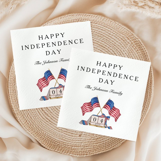 Patriotic USA Flag 4th Of July Napkins (Patriotic USA Flag 4th Of July Napkins
)