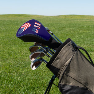 Patriotic USA Flag Golf Club Head Cover
