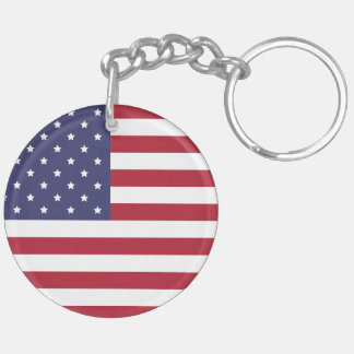Patriotic USA Flag Keychain – American Pride Gift
