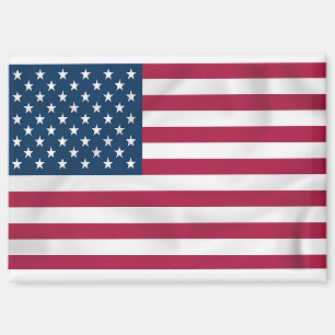 Patriotic USA flag magnet for any surface