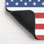 Patriotic USA flag United States Mouse Mat (Corner)