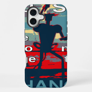 Patriotic USA Hope Graphic Art Print Design iPhone 16 Plus Case