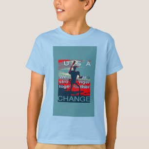 Patriotic USA Hope Graphic Art Print Design T-Shirt