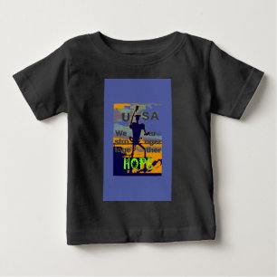 Patriotic USA Hope Graphic Baby T-Shirt