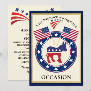 Patriotic USA  Invitation