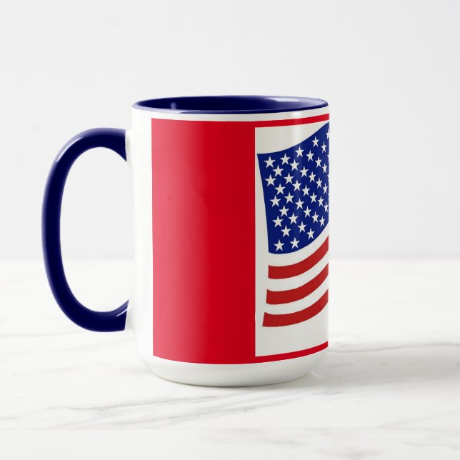 Patriotic USA  Mug (Left)