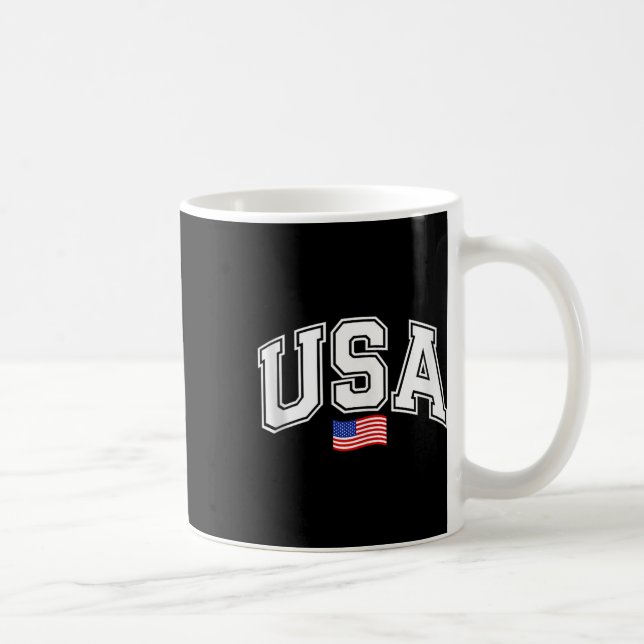 Patriotic Usa National American Flag 4th Of July W Coffee Mug (Right)