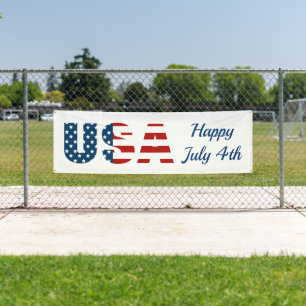 Patriotic USA Outdoor Banner