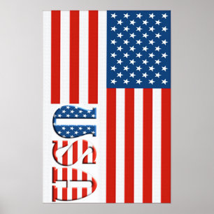 Patriotic USA Poster