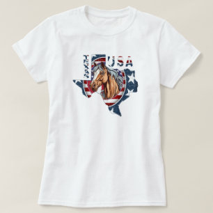Patriotic USA Texas T-Shirt