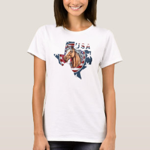 Patriotic USA Texas T-Shirt
