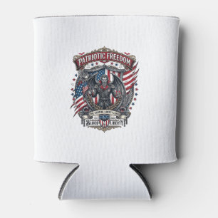 Patriotic Vampire Liberty Lord Horror Monster Patr Can Cooler