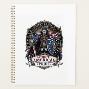 Patriotic Vampire Liberty Lord Horror Monster Patr Planner