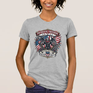 Patriotic Vampire Liberty Lord Horror Monster Patr T-Shirt
