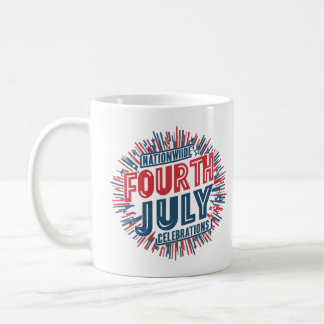 Patriotic Vibes: Fourth of July Coffee Mug