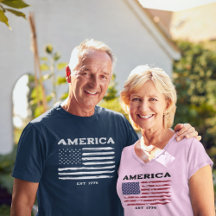 Patriotic Vintage American Flag T-Shirt