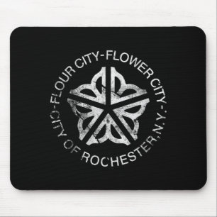 Patriotic Vintage Nge Flag Rochester New York _1  Mouse Mat