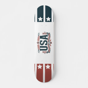 Patriotic, vintage USA  Skateboard