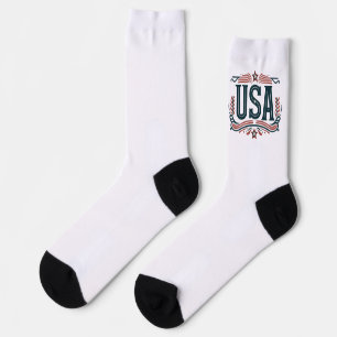 Patriotic, vintage USA  Socks