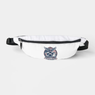 Patriotic Vinyl Collector Vector Graphic Tee Bum Bags