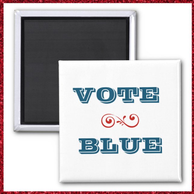 Patriotic VOTE BLUE Magnet (Creator Uploaded)