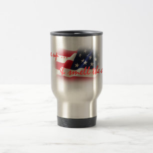 Patriotic Wake Up & Smell the Coffee Travel Mug