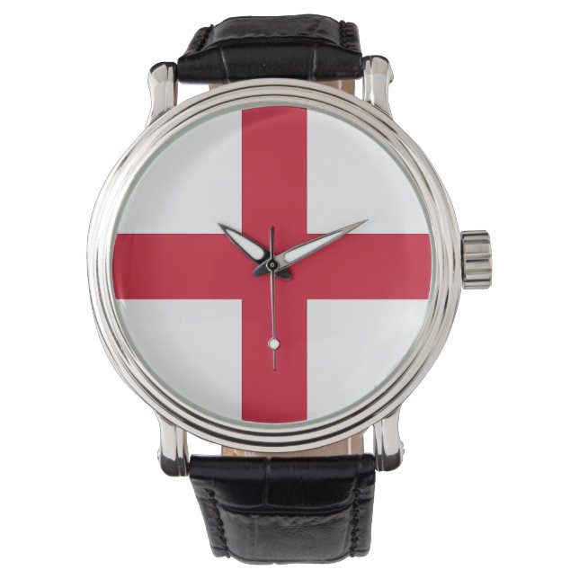 Patriotic watch with Flag of England (Front)