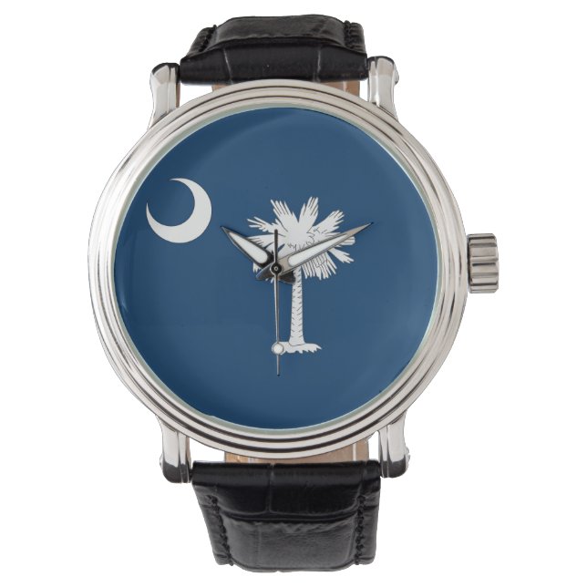 Patriotic watch with Flag of South Carolina (Front)