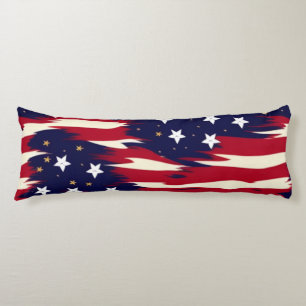 Patriotic Waves Body Cushion