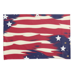 Patriotic Waves Pillowcase