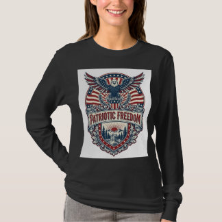 Patriotic Wellness Retreat Vector Graphic Tee