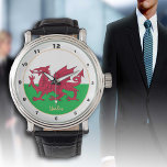 Patriotic Welsh Flag, Wales fashion /design Watch<br><div class="desc">WATCH: Wales & Welsh Flag fashion design - love my country,  travel,  holiday,  country patriots / sports fans</div>