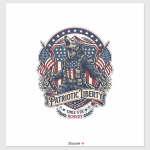 Patriotic Werewolf Patriot Horror Monster Patriot