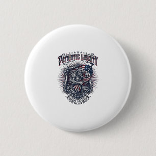 Patriotic Werewolf Patriot Horror Monster Patriot 6 Cm Round Badge