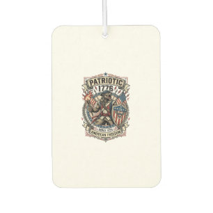 Patriotic Werewolf Patriot Horror Monster Patriot Car Air Freshener