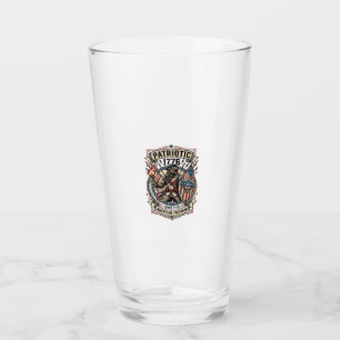 Patriotic Werewolf Patriot Horror Monster Patriot Glass