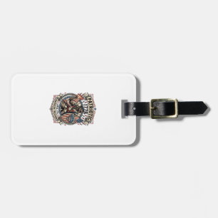 Patriotic Werewolf Patriot Horror Monster Patriot Luggage Tag