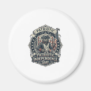 Patriotic Werewolf Patriot Horror Monster Patriot  Magnet