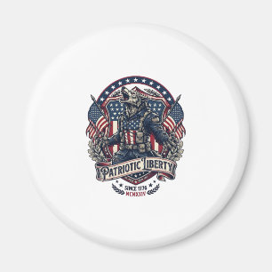 Patriotic Werewolf Patriot Horror Monster Patriot  Magnet