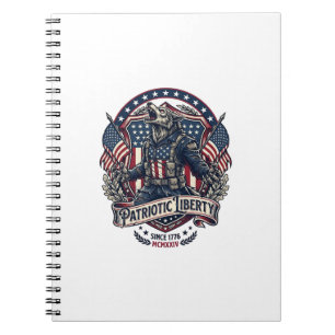 Patriotic Werewolf Patriot Horror Monster Patriot Notebook